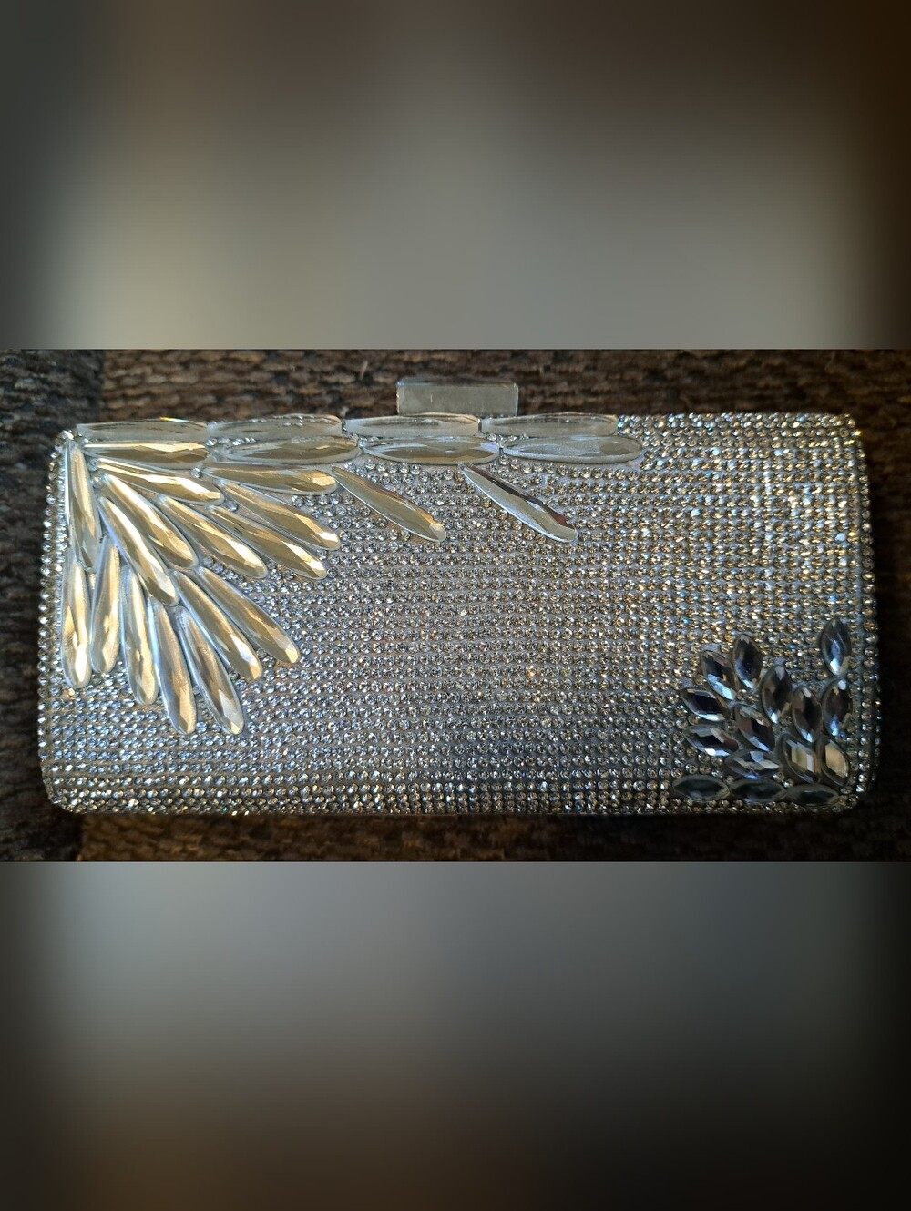Charming Charlie RSVP Clutch Rhinestone Purse